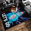 1pc Gorilla Tag Print Area Rug - Soft, Washable Non-Slip Indoor Mat for Office Chairs, Living Room, Home Office Decorative Rug