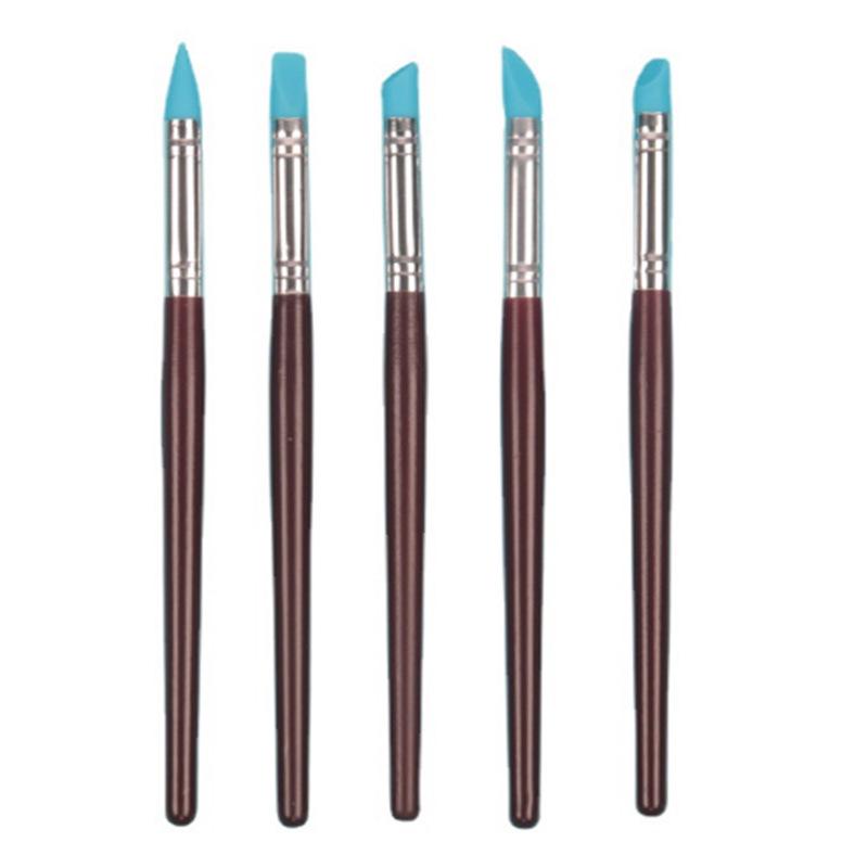 

Набор из 5 силиконовых ручек для лепки и моделирования из мягкой глины и нейл-арта