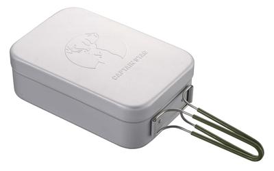 CAPTAIN STAG (Kapitän Hirsch) Mestin Aluminium Quadratischer Kocher L Größe 2 Go mit Skala alle eloxiert UH-4115