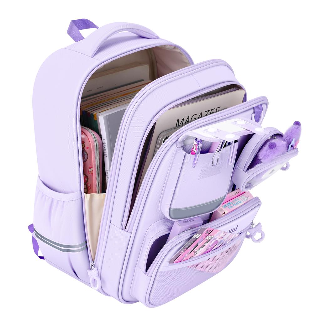 New Sanrio Kulomi Polyester Student Bag Regular Women's Purple DB96704A