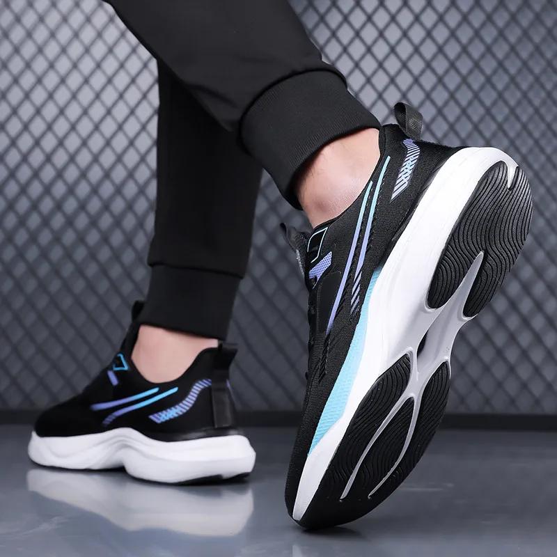 Fashion Ribbon Light Weight Men's Sneakers Vulcanize Transparent Shoes Men Luxury Sport 2025g Cute Luxury Aestthic Sapatos