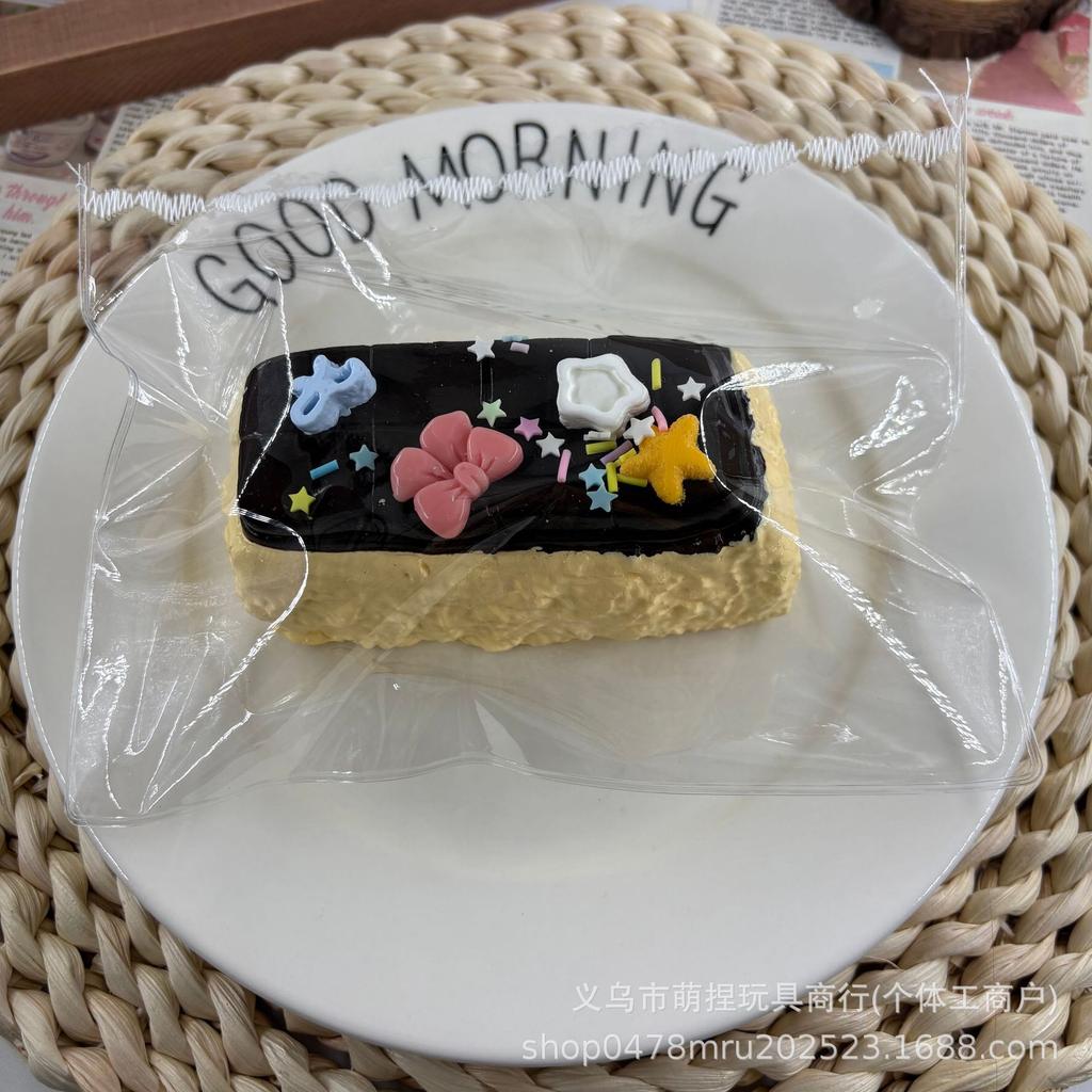 Squishies Populaires à Rebond Lent, Série Chocolat Texture Boueuse Crèmeuse Jouets Anti-Stress, Produits Finis Fabriqués en Silicone de Qualité Alimentaire