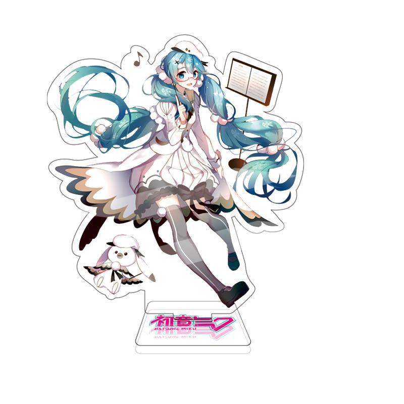 Miku Hatsune Large Acrylic Stand 15Cm Double Sided Anime Figure Vocaloid Luo Tianyi Anime Merchandise Collectible Display Stand