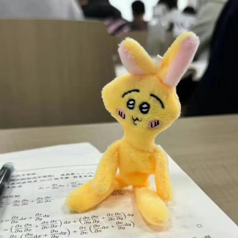 10cm Doll Kawaii Eight Piece Anime Cute Rabbit Cartoon Bag Mobile Phone Plush Doll School Bag Pendant Toy Girl Gift