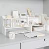 Inspired Double-Layer Desktop Storage Rack for Dorm or Office