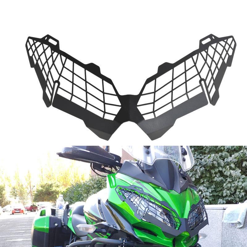 

Kawasaki VERSYS 1000 (15-19) & 650 (11-19) Headlight Mesh Cover Protection Frame SPCAR