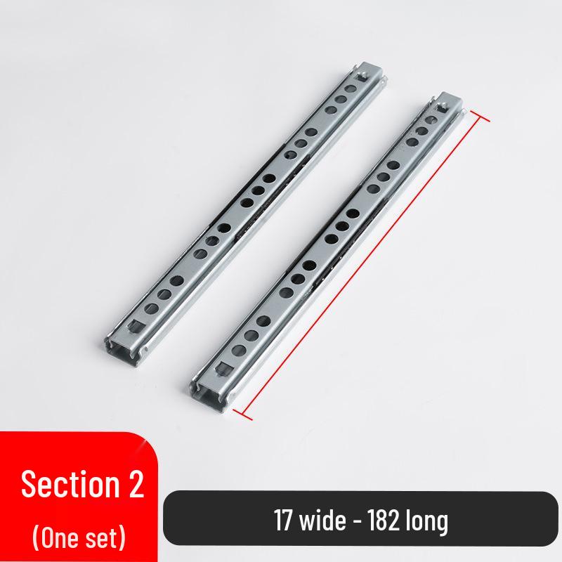 17-мм двухсторонний шариковый стальной направляющий рельс для выдвижных ящиков