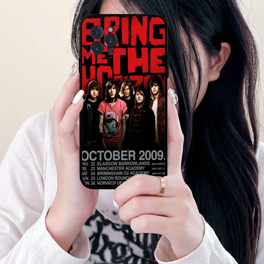 

B-Bring M-Me The H-Horizon Phone Case For Iphone 17 16 15 14 13 12 11 Pro Max Plus Black Shell Cover Case iPhone 12 pro