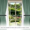 2 Pcs Black Wall Mounted Curtain Holdback Hooks Household Window Curtain Side Pull Back Fixed Holders Home Decor Accessories
