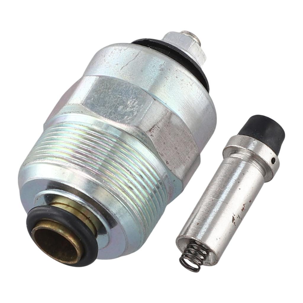 Connector Engine Efficiency Natural Color 12V Solenoid Valve Robust Materials Versatile Compatibility Easy Installation