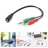 3.5mm Signal Y Splitter Cable Female to 2x3.5mm Male Adapter Speaker Headphones Extension Cable Headphones Splitter