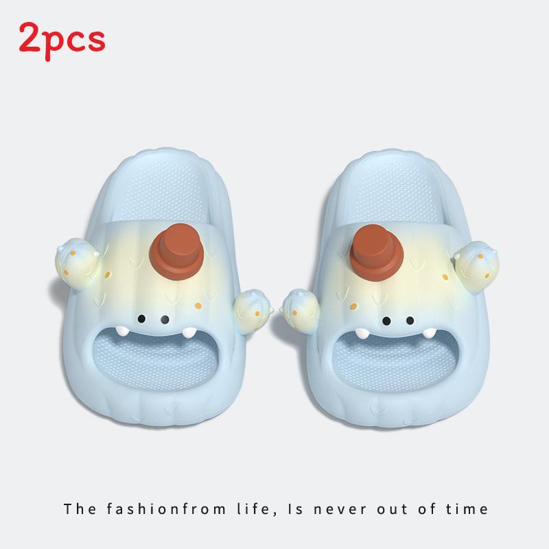 Cute Cactus Summer Slide Slippers With Eva Footbed For Women And Men Comfort