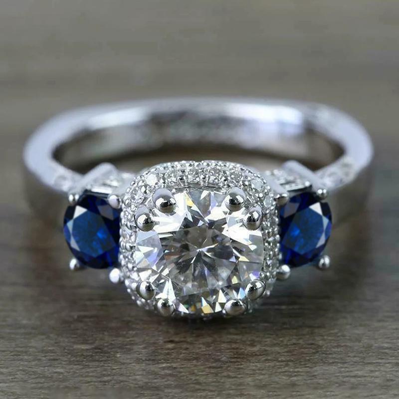 

Huitan Shiny Graceful Rings for Women Graceful Delicate Finger Accessories for Engagement Sparkling Cubic Zircon Wedding Jewelry 7
