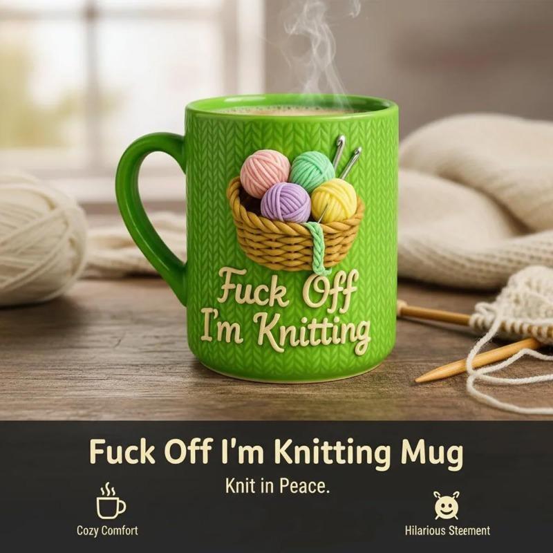 New Style Knitted Sweater Mug Home Decoration Coffee Cup