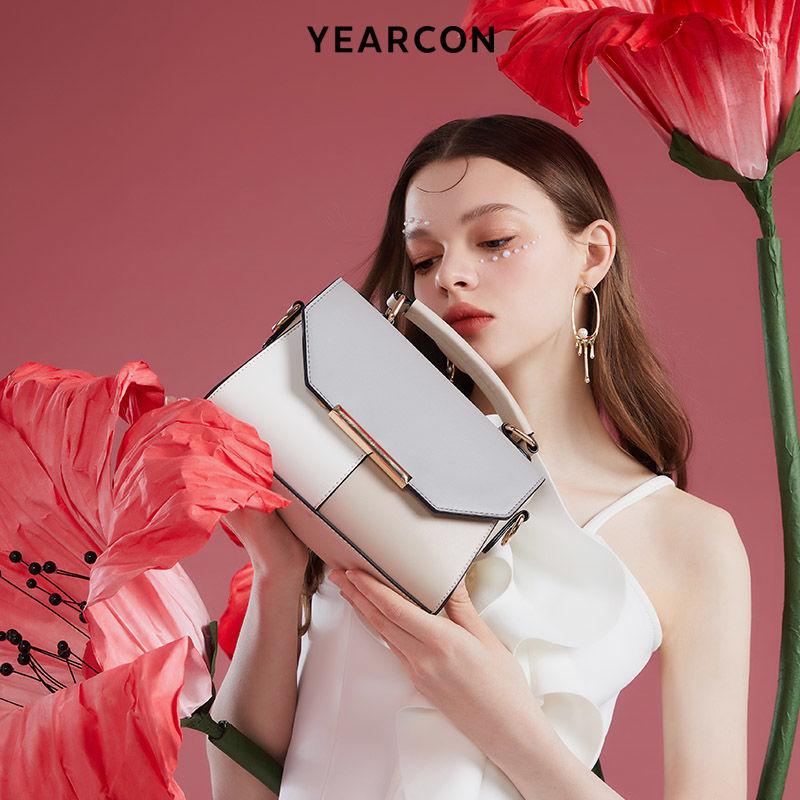 Buy YEARCON Women's Bag Shoulder Bag Women's Stitching New Trendy Handbag Fashionable HighGrade