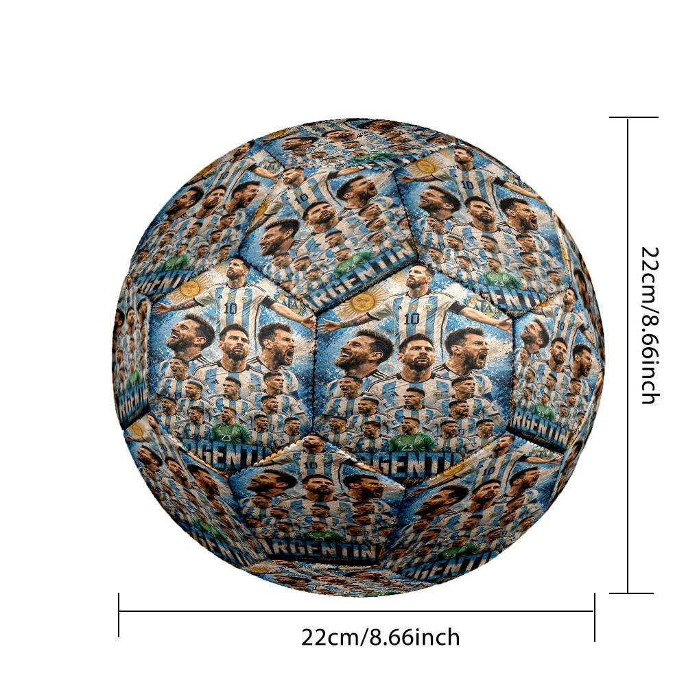 Messi 10 Number Football Star Size 5 Football Machinestitched Indooroutdoor Universal Football Perfect Commemorative Gift For Soccer Lovers