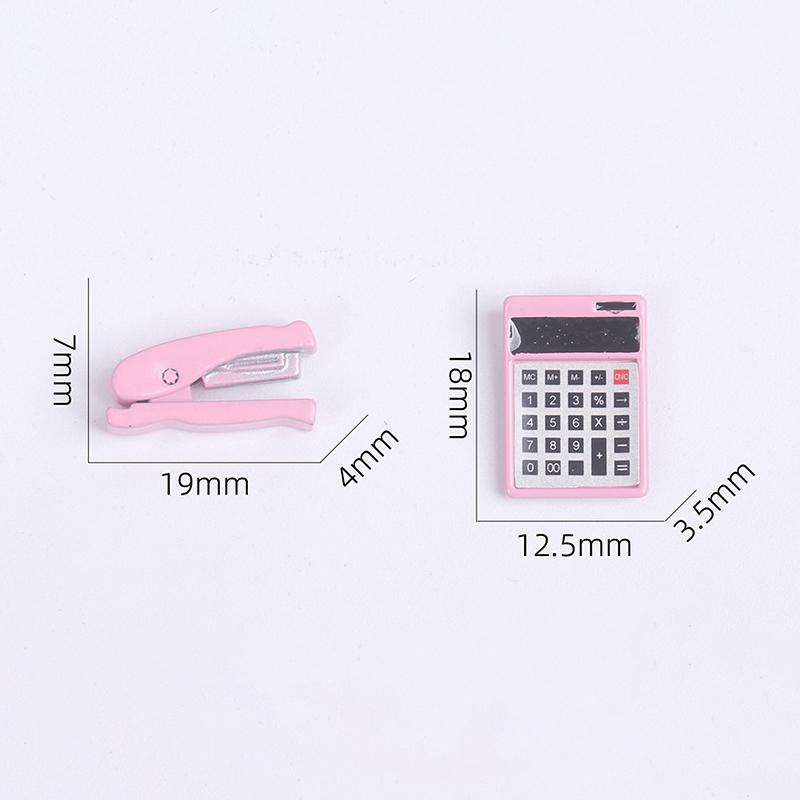 Simulace Mini Kancelářské Potřeby Kapesní Mikro Sešívačka/kalkulačka Učební Vzdělávací Hračky Dekorace Třídy