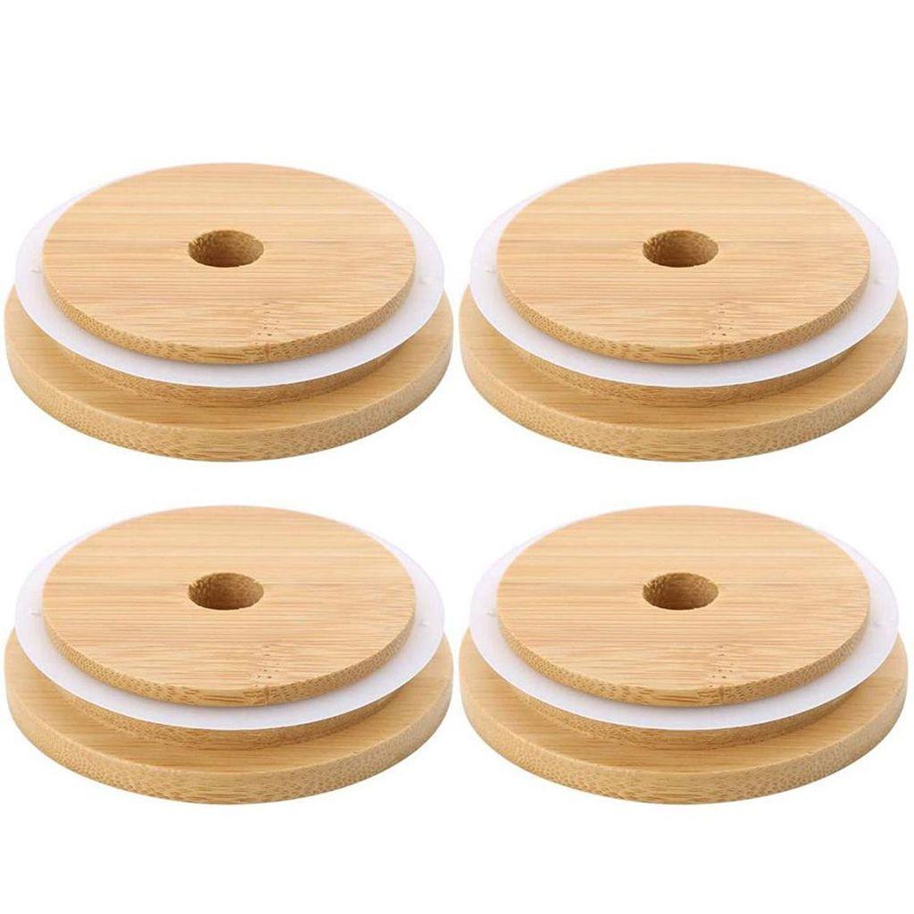 Jar Lids Wide Mouth with Seal Ring Mugs Cup Covers Bottle Sealing Caps Mason Jar Lids Can Lids