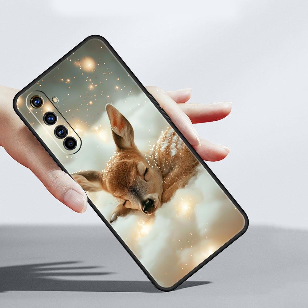 Deer Lichee Pattern Soft TPU For Realme 13 12 11 10 9 Pro Plus GT3 GT2 C21 C25 C35 C53 C55 C67 Pro 5G Phone Case Cover Funda Bag