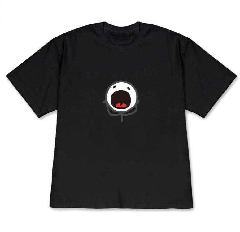 

Minimalist Screaming Meme TShirt Funny Character Graphic Tee Casual Short Sleeve Shirt for Unisex Women Meme Lover Funny Gift Top 3XL