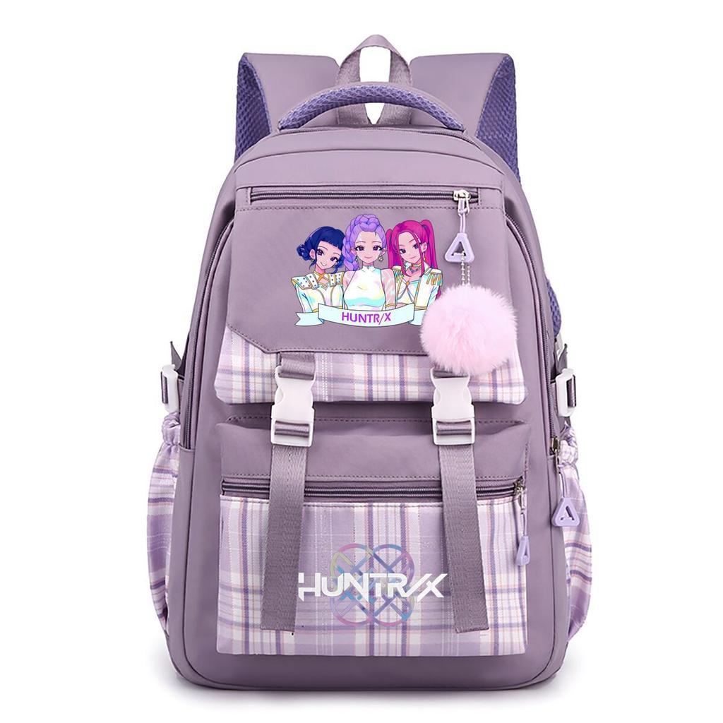 Trend Korean Version Of Large-Capacity Backpack, Animation Printing, Primary And Secondary School Schoolbag