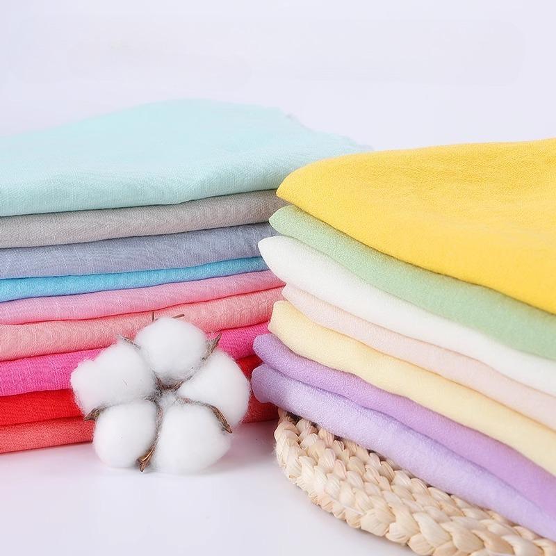 100/300/500cm Cotton Linen Fabric Thin Breathable For DIY Sewing Dress Shirt Clothing Fabrics Curtain Tablecloths Material