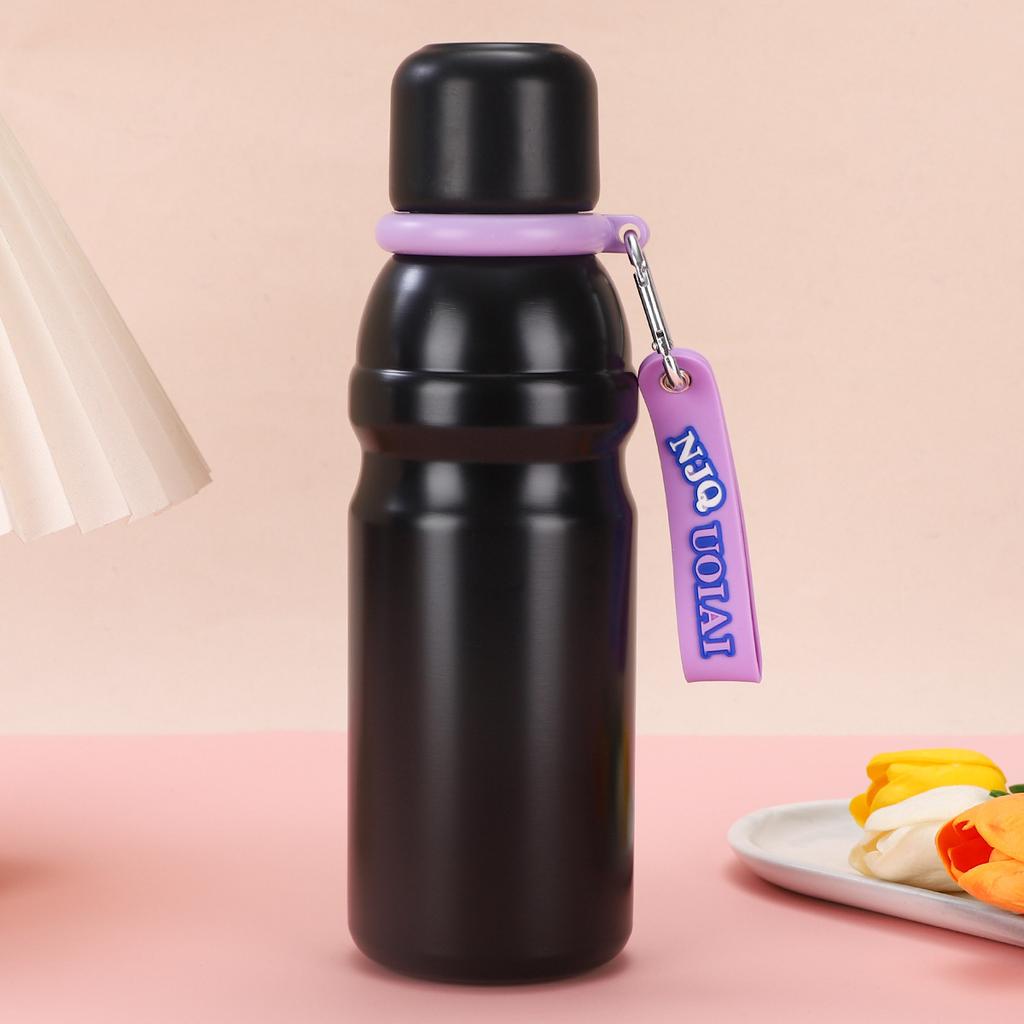 New Speng Colorful Accompanying Cup Stainless Steel Double-layer Vacuum Insulated Cup Outdoor Portable Sports Kettle