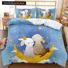 Moon Duvet Cover Cartoon Moon Stars for Toddler Boys Girls Bedding Set Bedclothes Double Queen King Size Polyester Qulit Cover