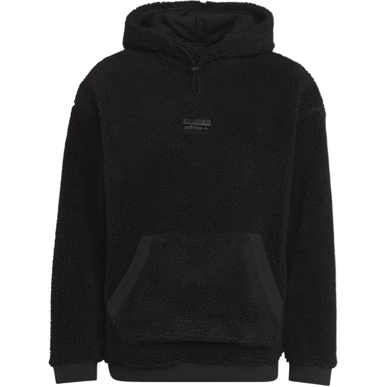 

Мужская толстовка с капюшоном Adidas Originals Trefoil с однотонным буквенным логотипом и длинными рукавами на шнурке, черная H11482 M