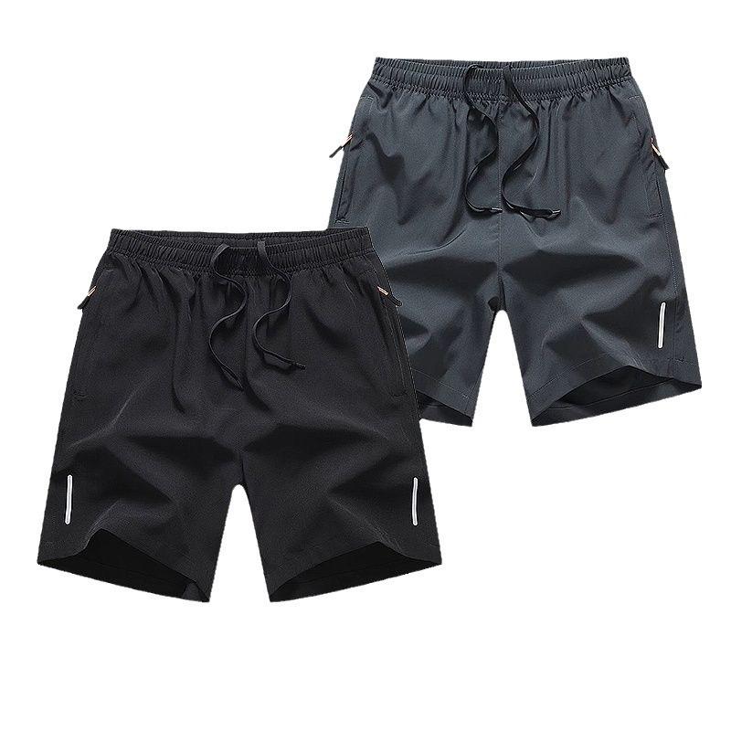 Shorts Men's Summer Five-point Shorts Men's Quick-drying High-end Ice Silk Breathable Sports Shorts Casual Pants Men's Beach Pants