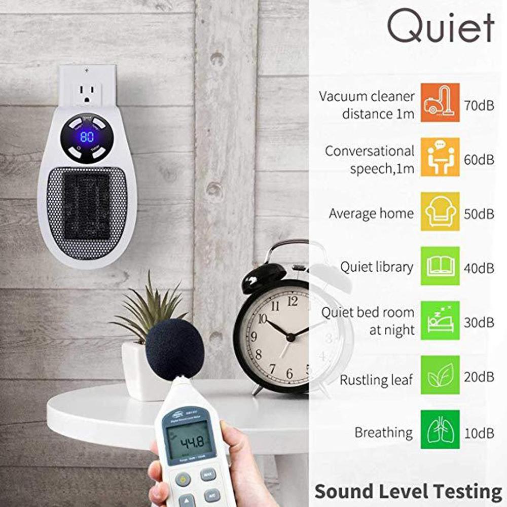 Mini Heater Small Desktop Ultra-quiet Cute Warm Fan Heater Electric Heater Home Office Wall Heating Stove Radiator