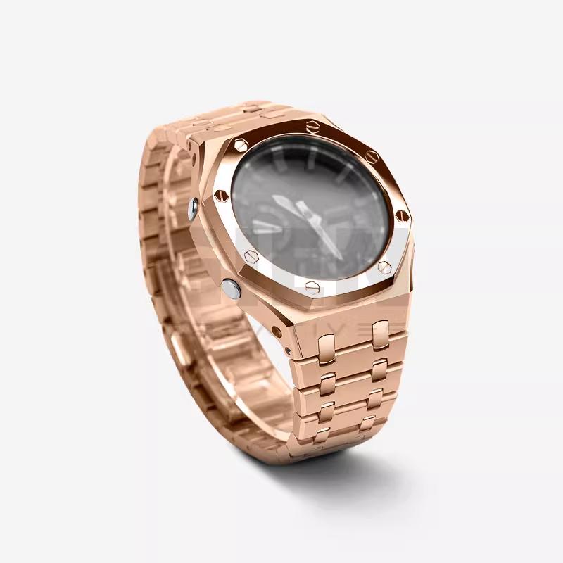 Stainless steel 316L strap kit For Casio G-SHOCK farm oak GA2100/GA2110 GA-2100 GA-B2100 metal case strap men's bracelet