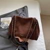 Textured Chain Versatile Women's Bag New Popular Fashion Large-capacity Leisure Commuting Shoulder Armpit Bag