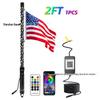 RGB Off-road Flagpole and Beach Atmosphere Light with Brake Function