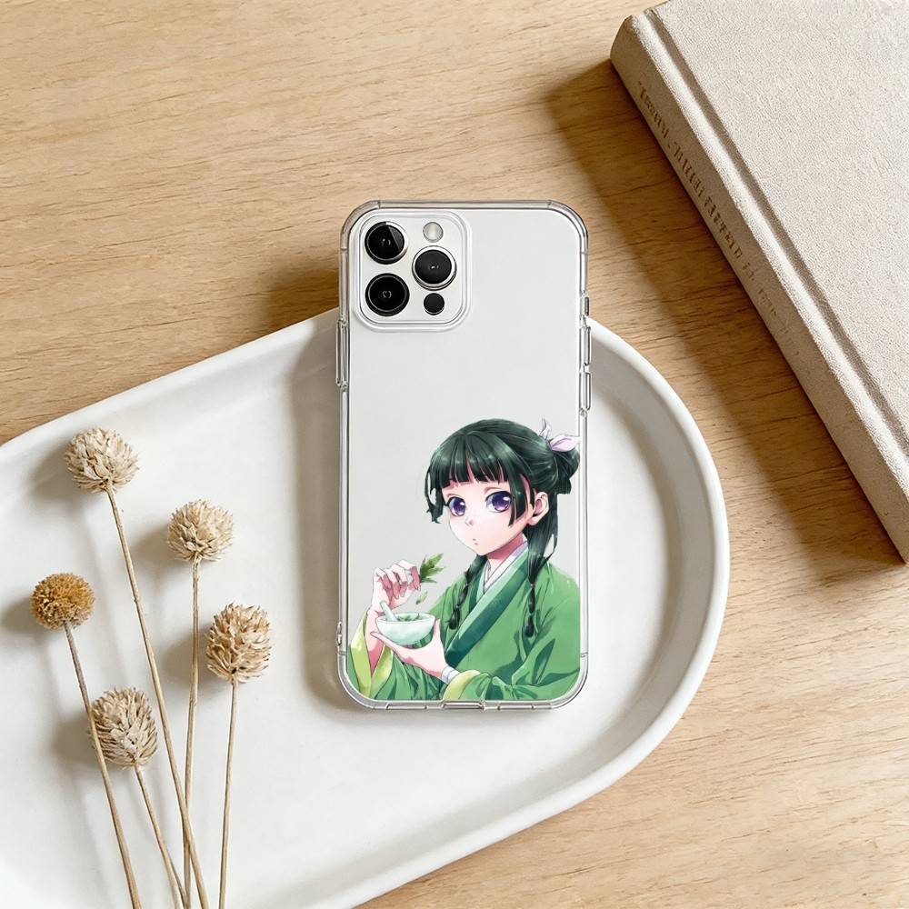 The Apothecary Diaries Maomao Phone Case For iPhone 17 16 15 14 13 12 11 Mini Pro Max Plus Transparent Cover