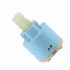 40mm Keramik-Kartusche Wasser Mischbatterie Inner Control Wasserhahn Ventil ABS Blau Praktisch