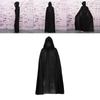 Płaszcz Halloweenowy Cosplay Ponury Żniwiarz Wampir Wiedźma Czarodziej Szata Impreza Dorosły Dzieci Czarny Płaszcz Peleryna