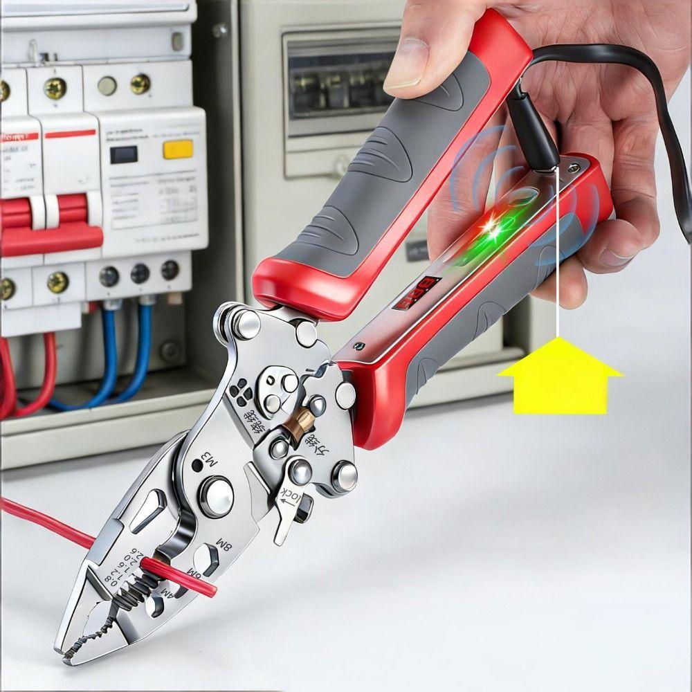 Multifunctional Crimping Tool Voltage Tester Electrician Pliers Electrician Tool