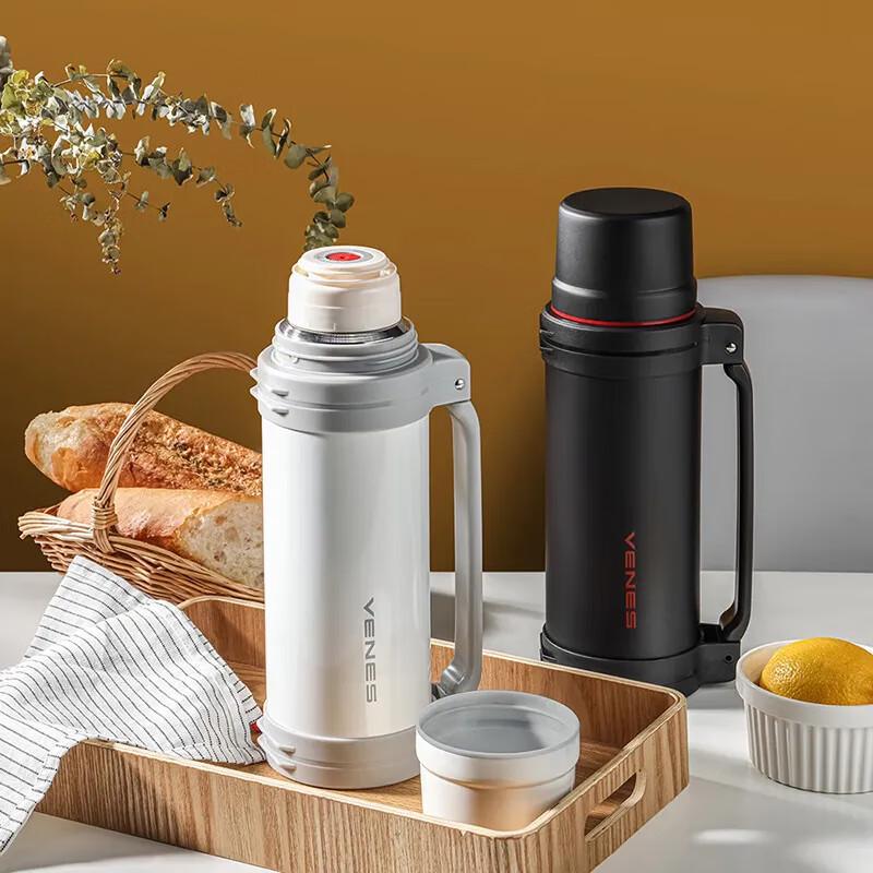 VENES 1200ml 304 Stainless Steel Electric Travel Kettle