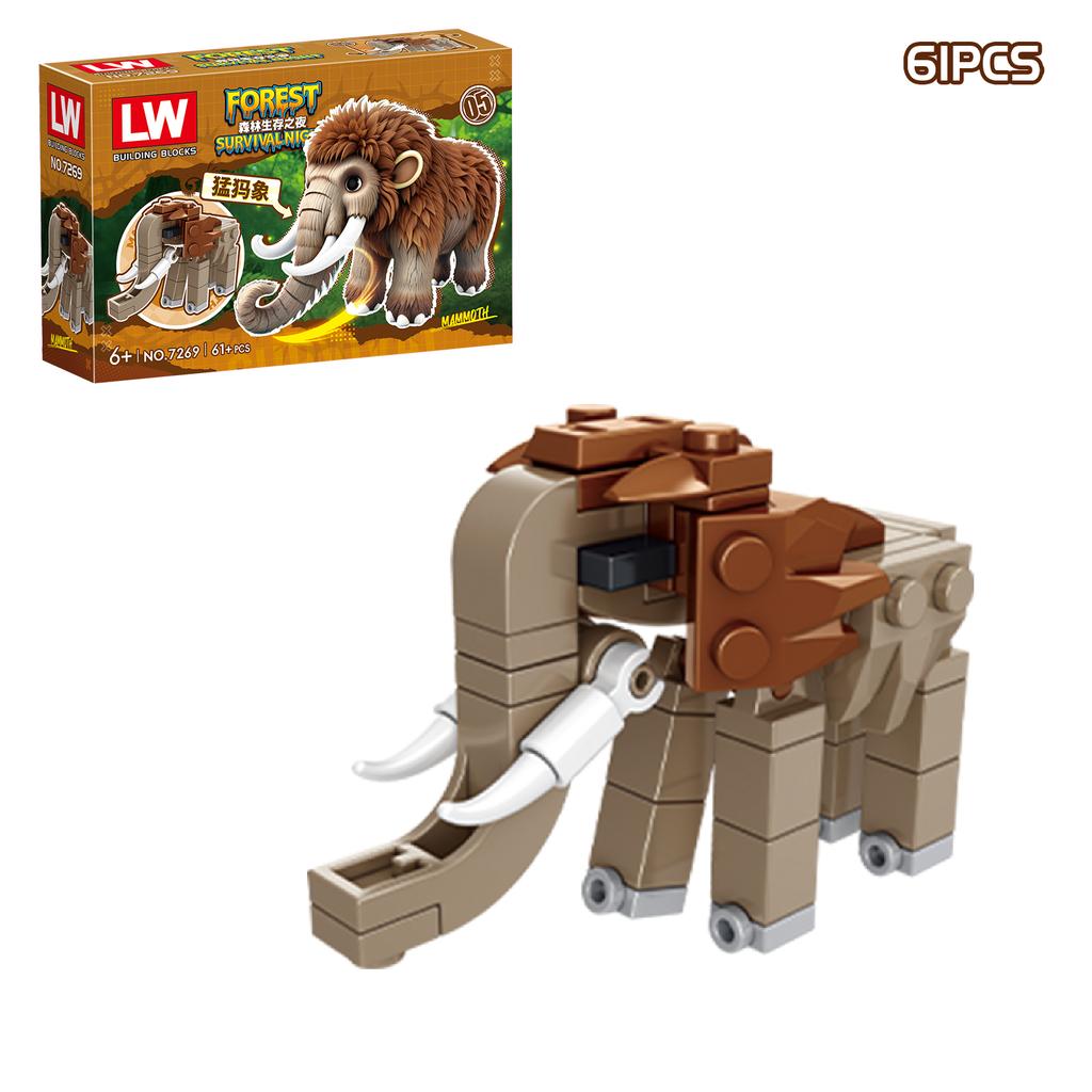 Neue 99 Nächte im Wald Bausteinspielzeug Montagemodell 99 Nächte im Wald Kollektion Steine für Kinder Fans Geschenke