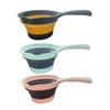Foldable Water Ladle, Collapsible Silicone Kitchen Scoop for Rice Washing, Space Saving Multipurpose Dipper for Home