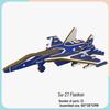 Children's Handmade Wooden Airliner Model 3D Puzzle Educational Toy