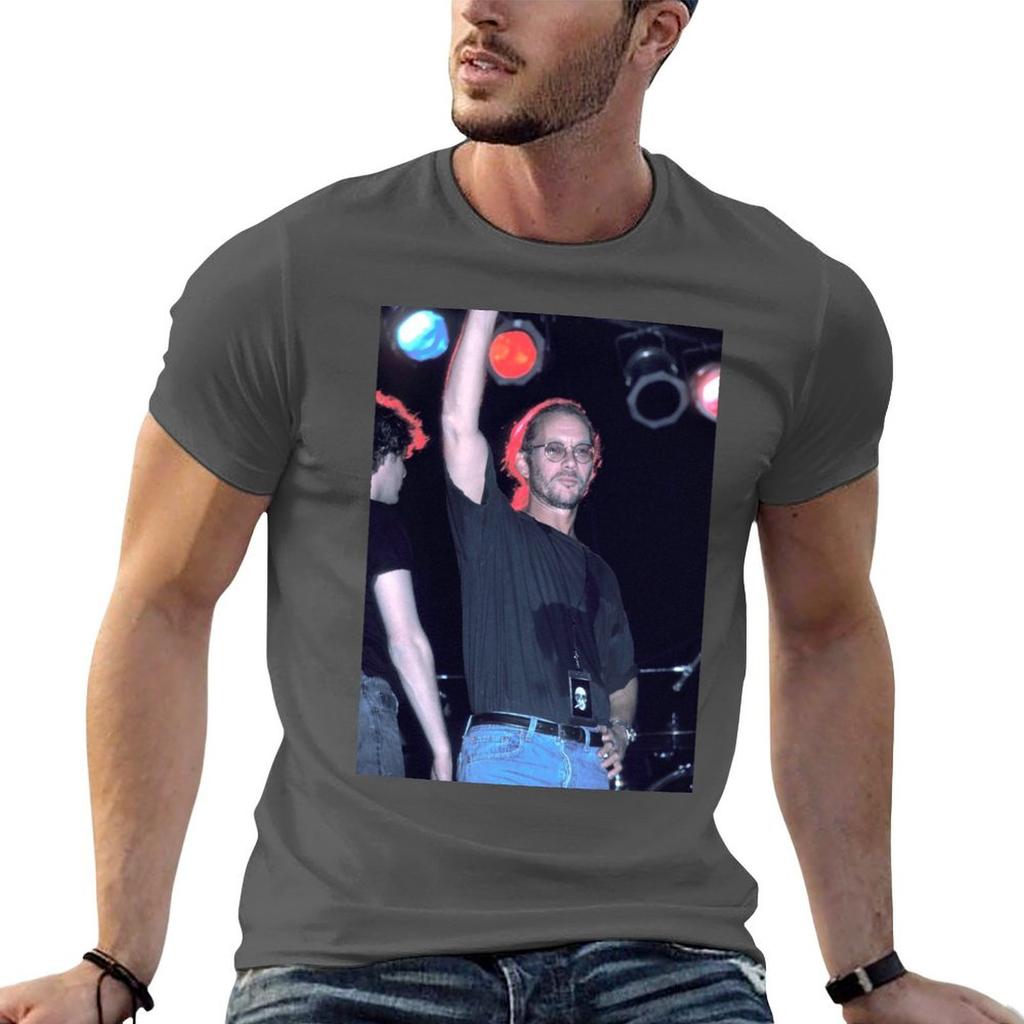 Warren Zevon Photograph TShirt Standard Fit Solid Tee Shirt