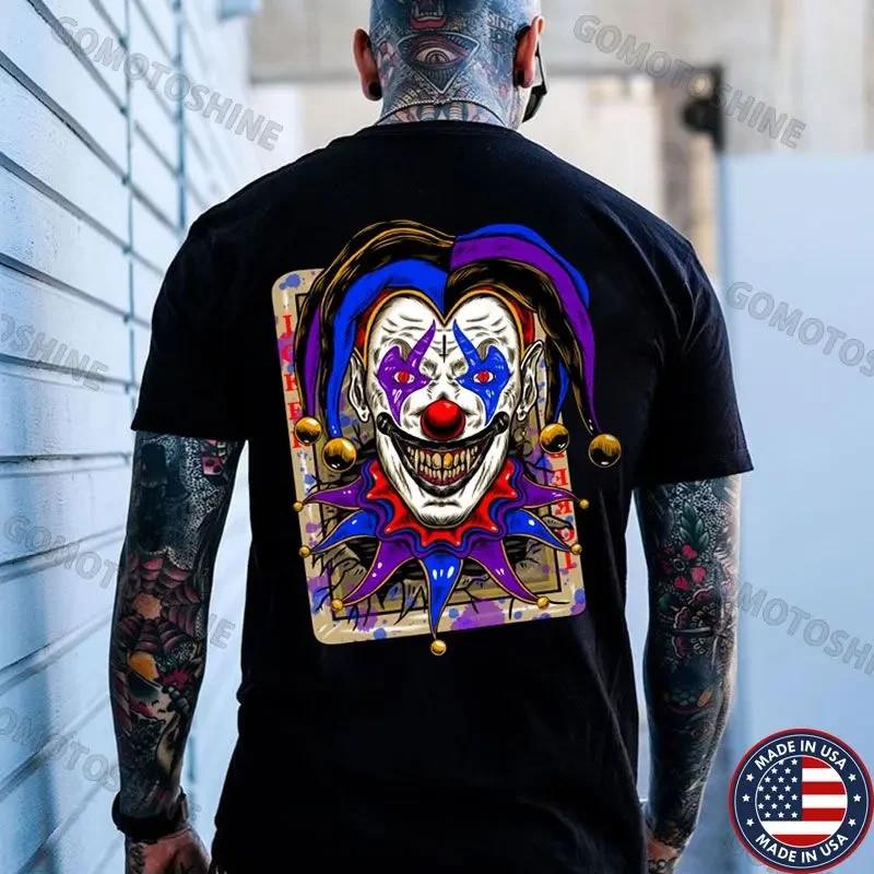 POKER JOKER Evil Smile Joker Print Men s T-Shirt S