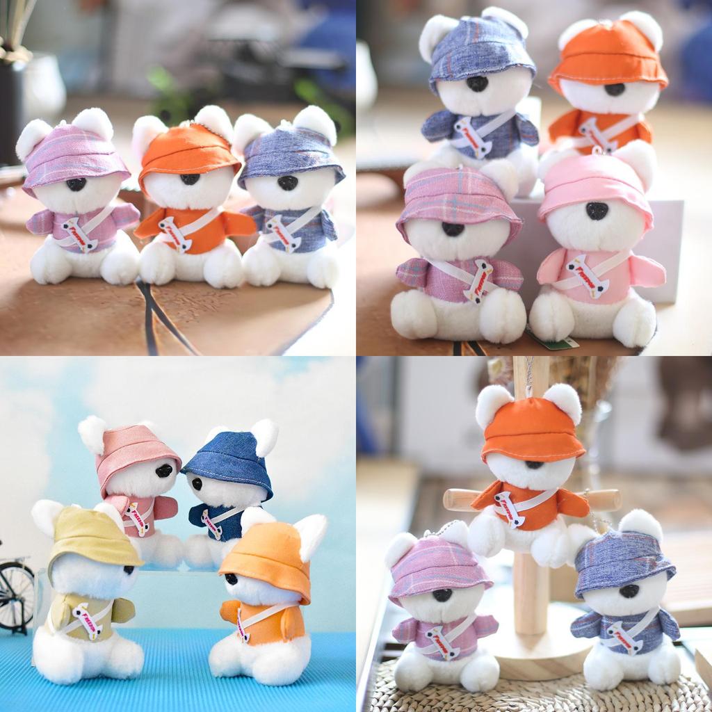 Adorable Cute Rabbit Plush Keychain Soft Stuffed Animal Bag Pendant Doll