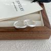 Minimalist Mbius Couple Rings Set Women Men Elegant Matching Fashion Jewelry Gift
