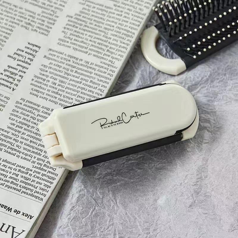 

Small Folding Comb Portable Air Bag Comb Air Cushion Home Children Ladies Special Long Hair Mirror Comb One A6