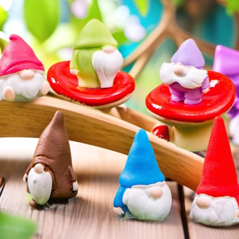 Cross-Border Bestseller: Cute Garden Gnome DIY Desktop Ornaments