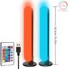 1/2pc LED Desktop Smart RGB Light Bars with Remote 16colors USB Plug Night Light for Gaming Desk Office Party TV Background Gift