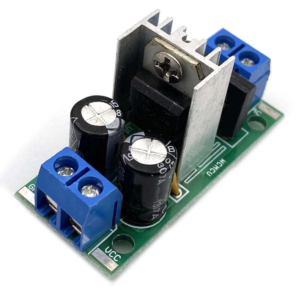 Kiro&Seeu LM7812 L7812 Voltage Rectifier Regulator 12-24V AC or DC to 12V DC 3A Power Supply Converter Module Board Filter Power Converter